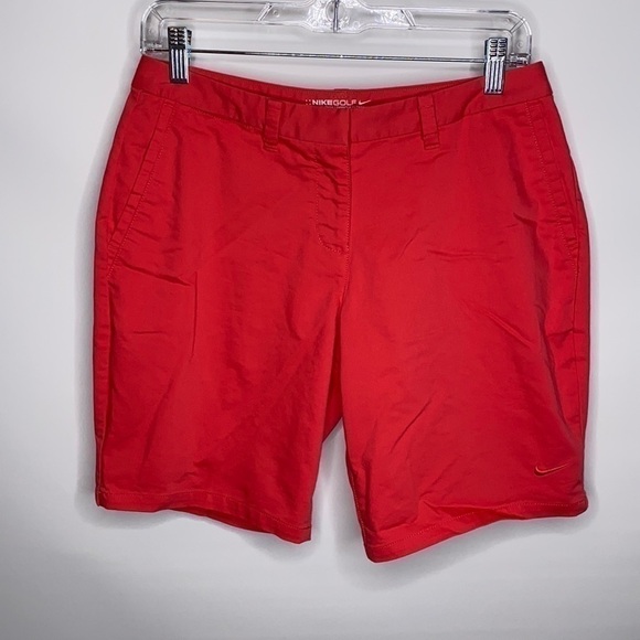 Nike Golf Dri-Fit Bermuda 2.0 Pink 9" Shorts Size 4 - Picture 1 of 10